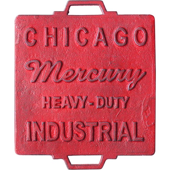 Mercury Iron Trivet Square Trivet 16.5x16.5x1.8cm Red