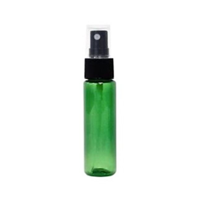 Spray bottle 30ml [Green] [Black finger spray]<br> Plastic containers Recommended for handmade cosmetics, etc. Alcohol and aroma atomizer