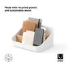 umbra Bellwood Packet Organizer White/Natural Kitchen Storage
