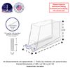 Lip Balm Dispenser Stackable Clear Acrylic Perfume Roller Storage