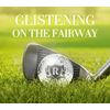 CybGene Personalized Golf Balls for Men, Unique Golf Gifts, 4 Pack, Silver