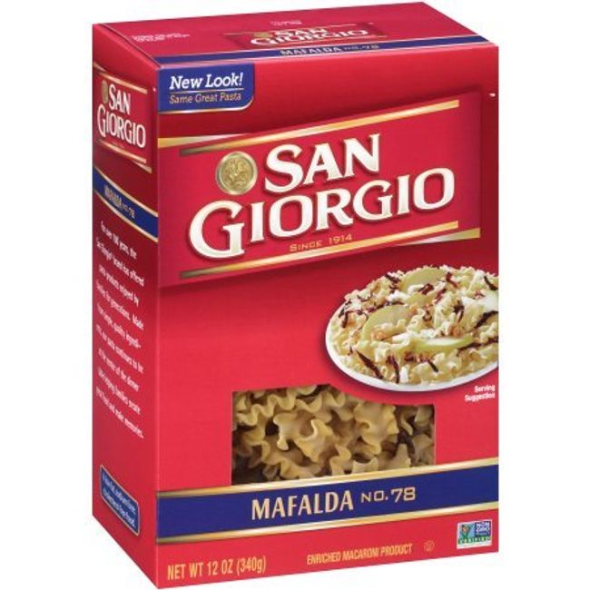 San Giorgio Mafalda Pasta 12 oz (Pack of 3)