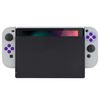 eXtremeRate PlayVital Switch Console Compatible Back Cover, NS Joycon Handheld Controller Separable Protector Hard Shell, Customized Dockable Protective Case for Switch [Classic SNES Style]