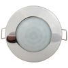 360 Degree PIR Motion Sensor - 1200W Chrome Recessed Ceiling Mounted Occupancy Light Switch with Adjustable Timer & LUX Control - Presence Detector for Home Security