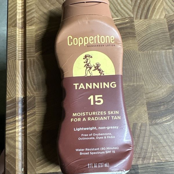 Copper tone Tanning, Sunscreen Lotion, SPF 15, 8 fl oz (237 ml) Exp 9/24