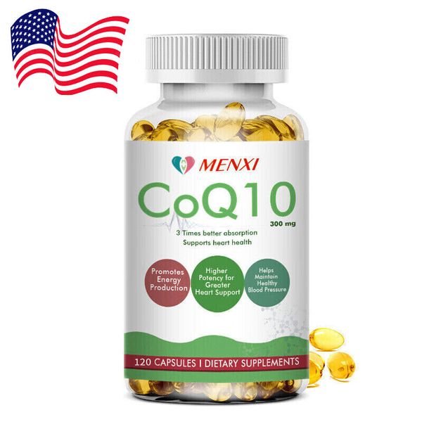 CoQ10 Capsules | Heart Function Support & Antioxidant Cellular Energy Boost US