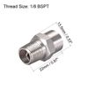 sourcing map Full Cone Tip, 1/8BSPT Stainless Steel Wide Angle Nozzle, 2 Pcs