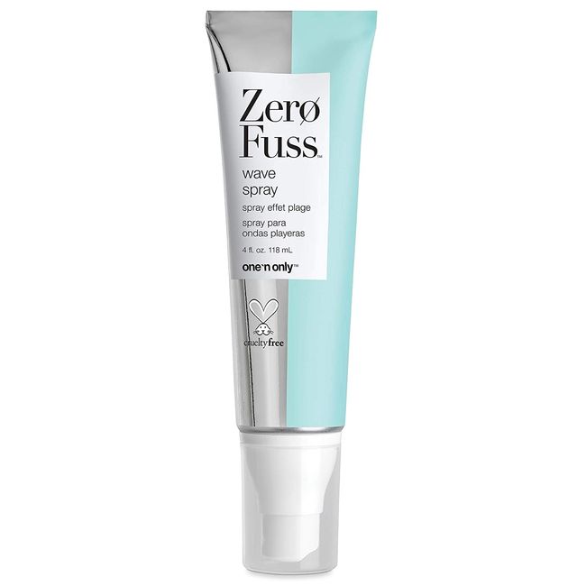 one 'n only Zero Fuss Wave Spray, Lightweight, Creates Separation and Texture with No Sticky Feel, Matte Finish, Non-Drying Designed to Create Volume, 4 Fl. Oz