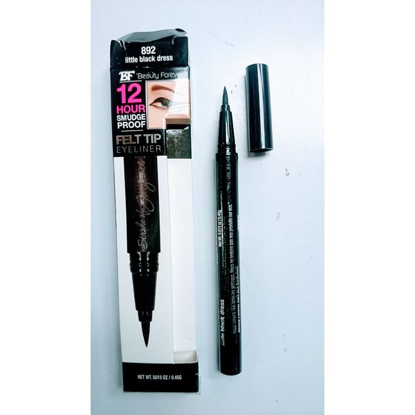 Beauty Forever 12 Hour Smudge Proof Felt Tip Eyeliner black