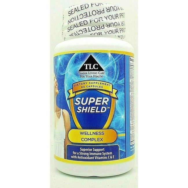 SUPER SHIELD - IMMUNE SUPPORT - ULTRA IMMUNE SUPPORT FORMULA - TLC 60 Caps