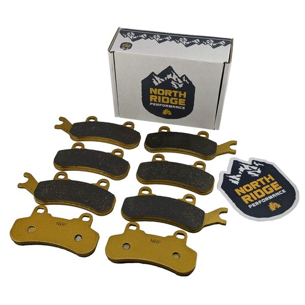 Can-Am Defender MAX HD7 HD8 HD10 6x6 & PRO Ceramic Brake Pad Set 2017, 2018, 2019, 2021, 2022, 2023