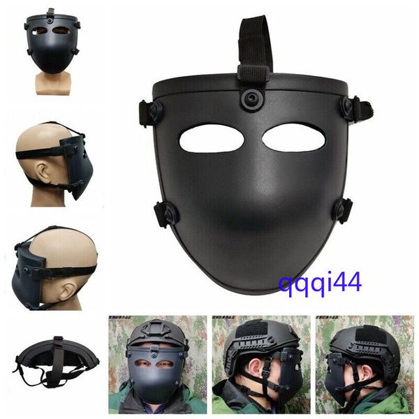 US! Level IIIA Ballistic Half Face Masks Aramid Bulletproof Tactical Mask Gears