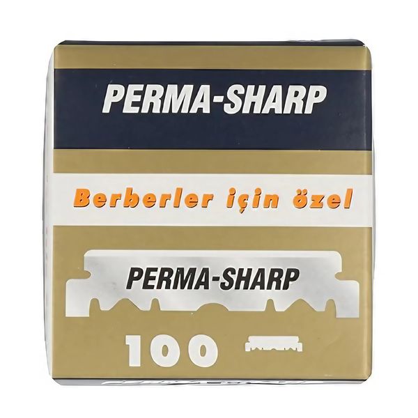 MELARQT Perma-scharfe Klingen, 100 Stück, einschneidig