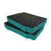Shadow Foam Insert Pack compatible with Makpac Modular Systems | Cut and Peel Foam for Toolbox Organisation (Teal, 50mm)