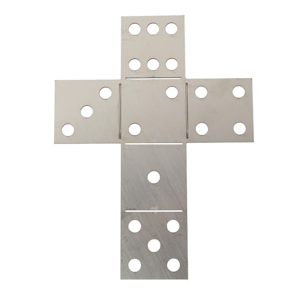 Welding Practice Dice Kit, 4cm Hollow Cubic Structure, Steel Fabrication Training Plates, DIY Assembly