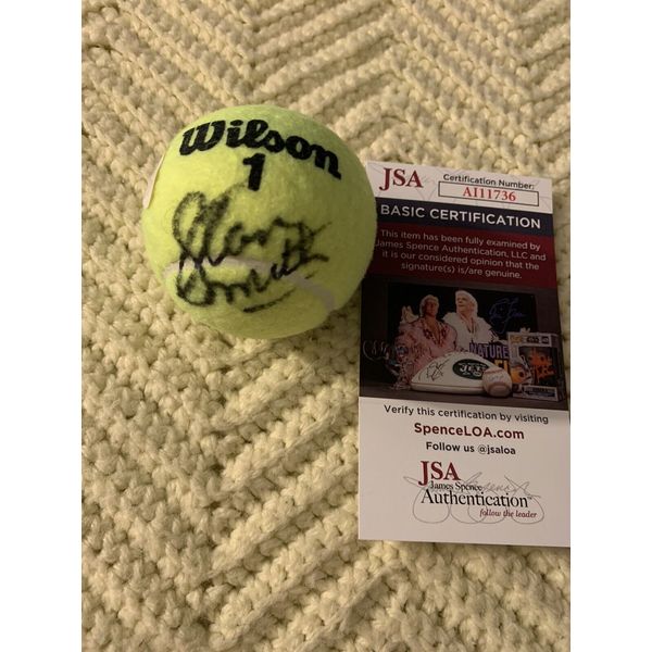 Stan Smith Signed Tennis Ball Autographed JSA Authentication COA