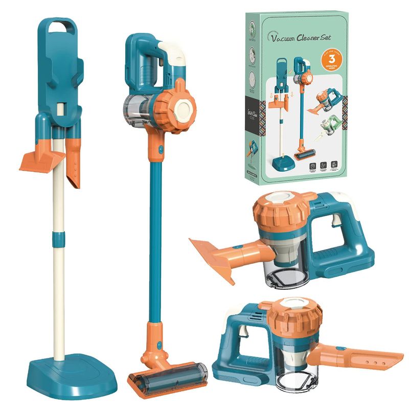 BAYMI 3-in-1 Kids Vacuum That Really Works, Toddler Toy Vacuum Cleaning ...