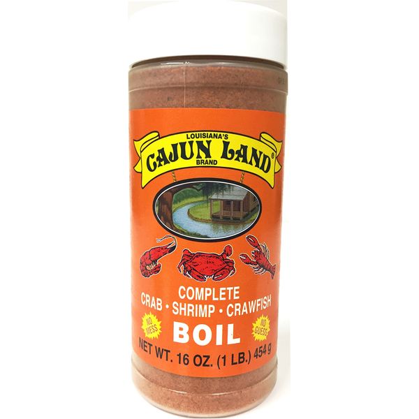 Cajun Land Complete Crab Shrimp Crawfish Boil 1 Pound
