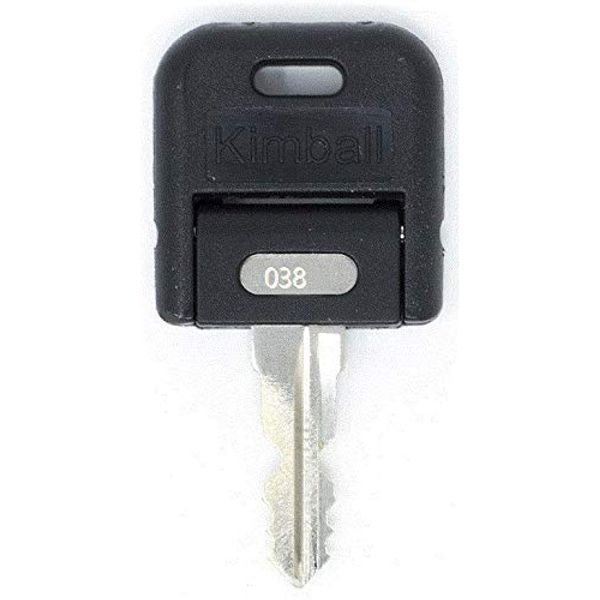 Kimball Office 038 [DOUBLE SIDED] Replacement Keys: 2 Keys