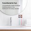 Lindo Ultra Soft Toothbrushes with Koala Bear Toothbrush Holders (Koala Gray)