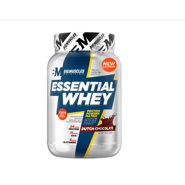 Bigmuscles Nutrition Essential Whey Protein 1Kg 24Protein/serving