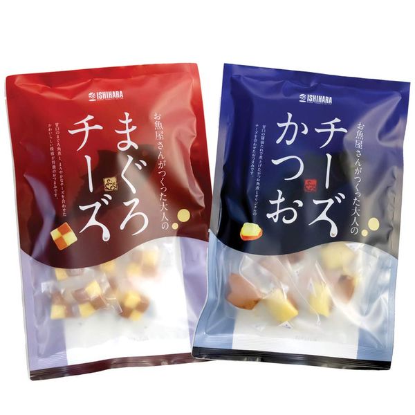 Ishihara Suisan Tuna Cheese, Cheese Bonito, Large, Set of 1 Each Bag, Snacks, Trial