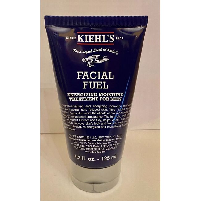 KIEHL'S FACIAL FUEL  Energizing moisture treatment for men 4.2oz/ 125ml SEALED