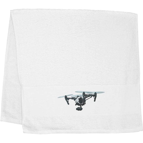 Azeeda 'Camera Drone' Hand/Guest Towel (TL00050627)