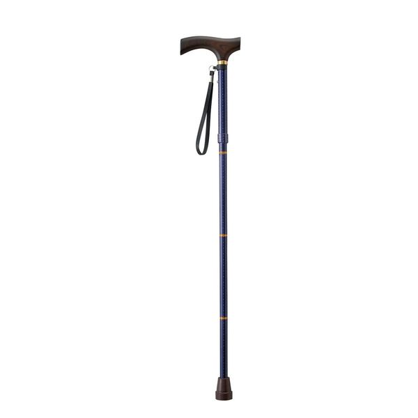 Kowa Seisakusho EOP02 Teikob Folding Telescopic Staff, Dot Navy