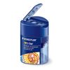 STAEDTLER 512 128 Double-Hole Triangular Pencil Tub Sharpener for Graphite and Coloured Pencils