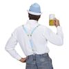 Widmann 10033166 Bavarian Suspenders, Checkered, Blue, Standard Size