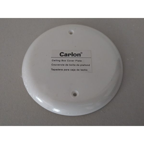 Carlon CPC4WH Ceiling Fan Box Cover, 4-Inch Diameter, White