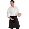 CHEFS HALF APRON BLACK 29X22