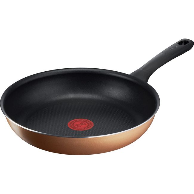 Tifal Frying Pan, 10.2 inches (26 cm), Compatible with Gas Fire, Honey Gold Frying Pan, Non-Stick B58605