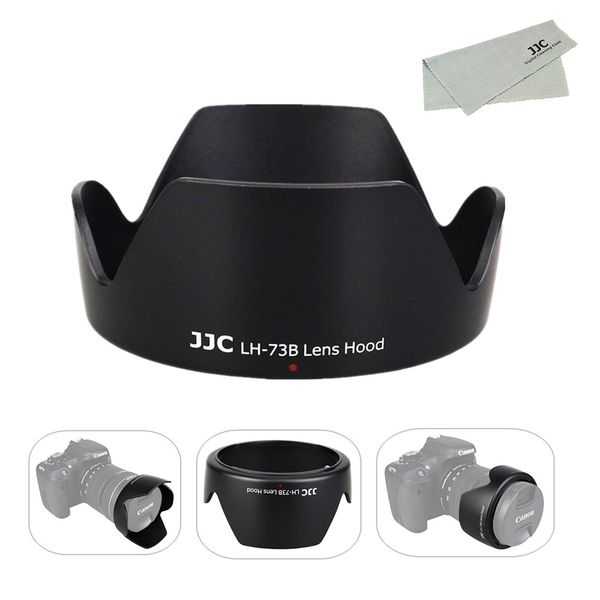 JJC Reversible Lens Hood for Canon EF-S 18-135mm F3.5-5.6 IS & EF-S 18-135mm F3.5-5.6 IS STM Lens EW-73B Compatible