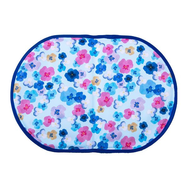 Ribuha After Folding Cool Gel Sheet Outing Cool Flower (Total Length Approx. 13.8 inches (35 cm)), Portable, Cool, 94016-08, Body: W9.8 x H13.8 inches (25 x 35 cm), Exterior: W 7.9 x D 13.0 x H 0.4