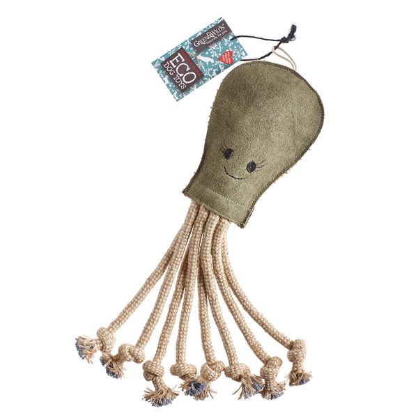 Eco dog toy- Olive the Octopus