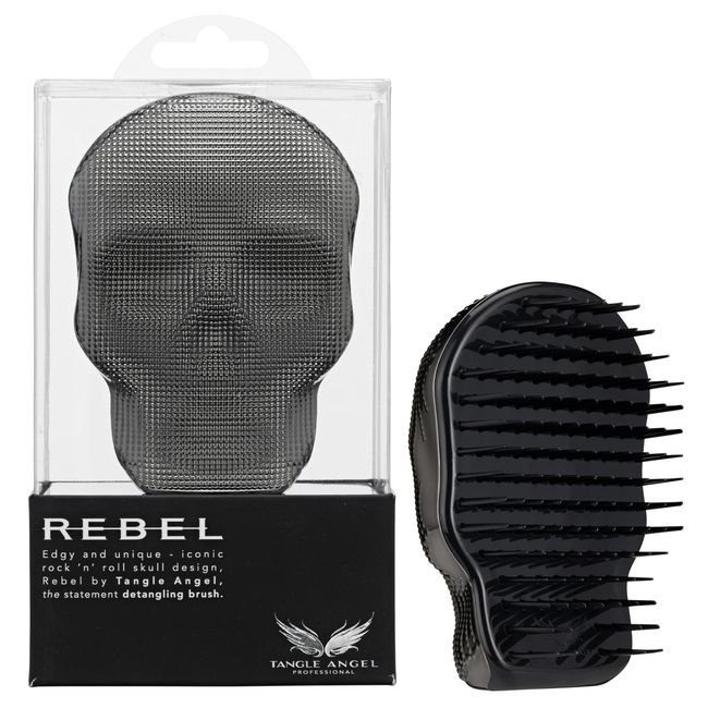 21760 Tangle Angel Level Black Chrome Hair Brush