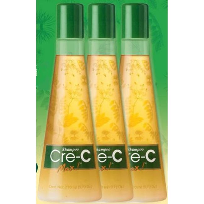 Shampoo Cre-C Max 3 Bottles 250 ml  Hair Gross Loss Plus Herbal