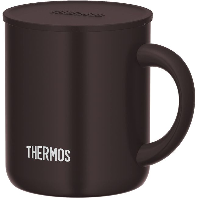 Thermos JDG-281C DBW Stainless Steel Vacuum Insulated Mug, 9.5 fl oz (280 ml), Dark Brown