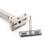 Rex Supply Company, Ambassador Adjustable 100% Stainless Steel Double Edge Safety Razor - Made in the USA