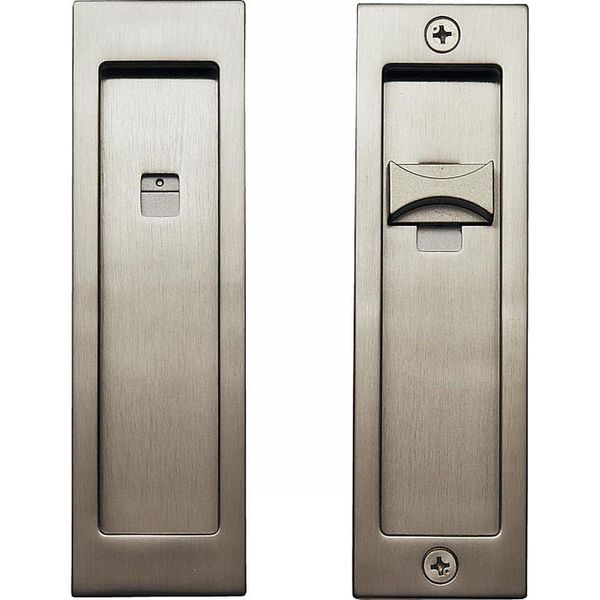 Panasonic Veritis MJE2PC12SS Interior Door, Square Pull C1 Type, Partition Lock, Satin Silver (Plated)