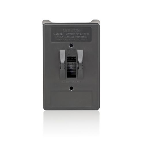 Leviton Type 1 Enclosure (for use with 30 Amp Motor Controller Switches), Thermoplastic - N13NC-TDS, Black