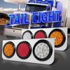2x LED Combination Trailer Tail Lights Stop/Tail/ Indicator/Reverse Semi Truck