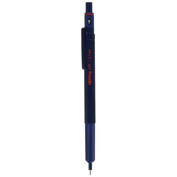 ROTRING 2119971 ROTRING 600 Iron Blue Mechanical Pencil 0.5mm Knock Type