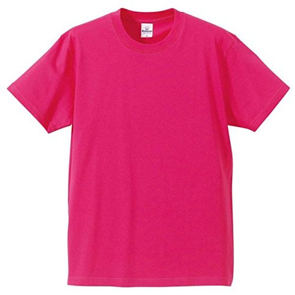 Daily necessities Short Sleeve T-shirt CB5806 Tropical Pink XS Size [Set of 5]