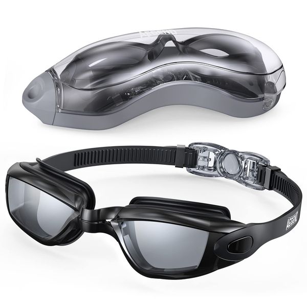 Aegend Swim Goggles, Swimming Goggles No Leaking Full Protection Adult Men Women Youth