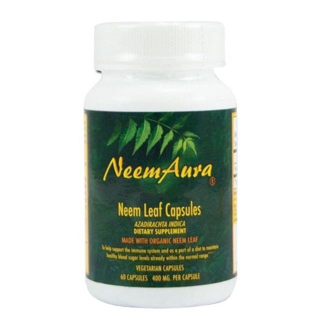 Neem Leaf Capsules (Organic) VEGI CAPS; 60 VCAP