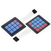 2PCS FONGKNOX 4x4 Membrane Switch 16 Key Switch Keypad Keyboard Matrix Array Compatible with Arduino