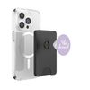 White Be Kind Light Pastel Purple PopSockets PopWallet for MagSafe